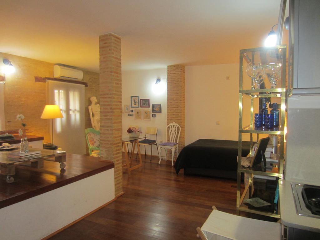 Living Valencia Studio Serranos Apartamento Habitación foto