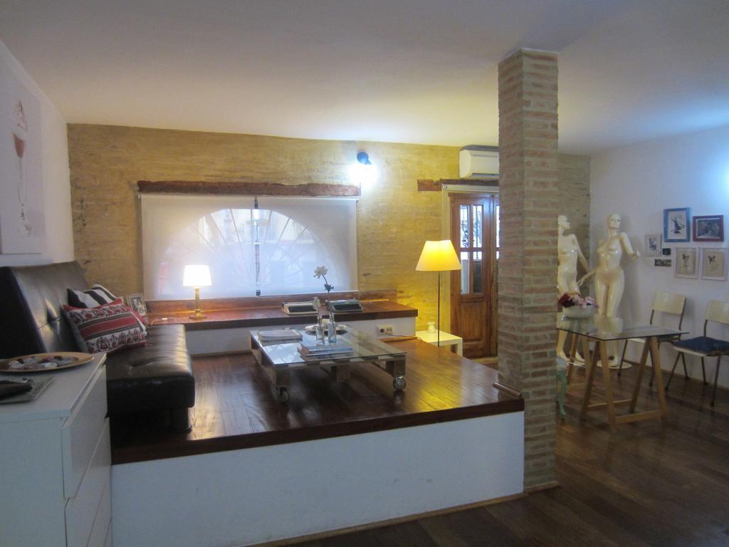 Living Valencia Studio Serranos Apartamento Habitación foto