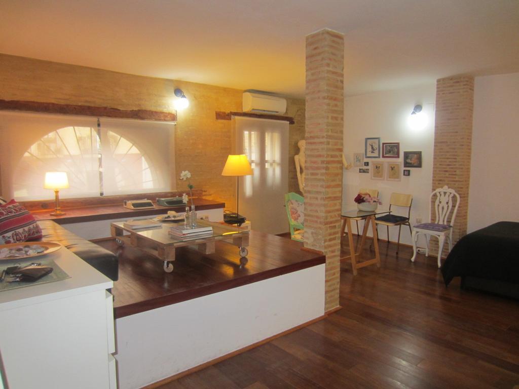 Living Valencia Studio Serranos Apartamento Habitación foto